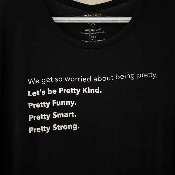 NWT LA Trading Co. Let’s Be Pretty T-shirt Dress - Picture 2 of 6